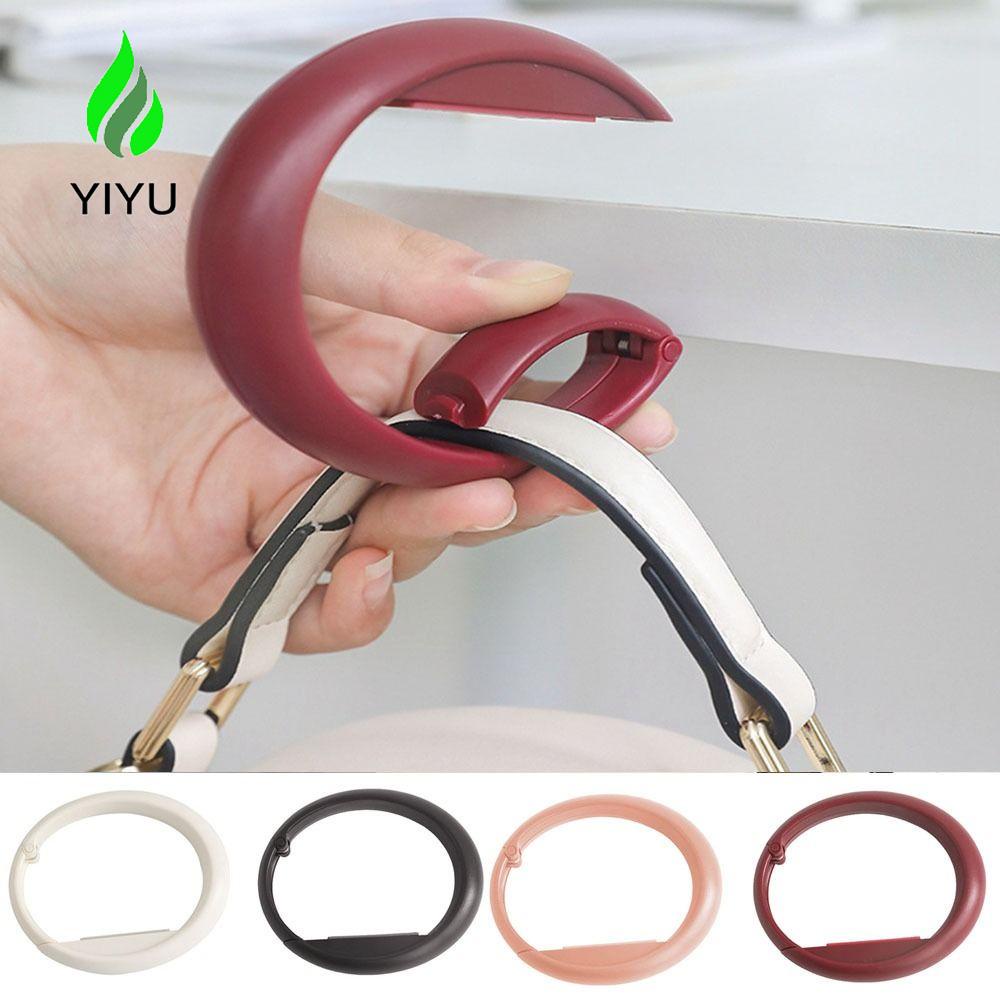 YIYU Móc Treo Túi Xách Bằng Nhựa Đa Năng Có Thể Gấp Gọn Tiện Dụng Thời Trang