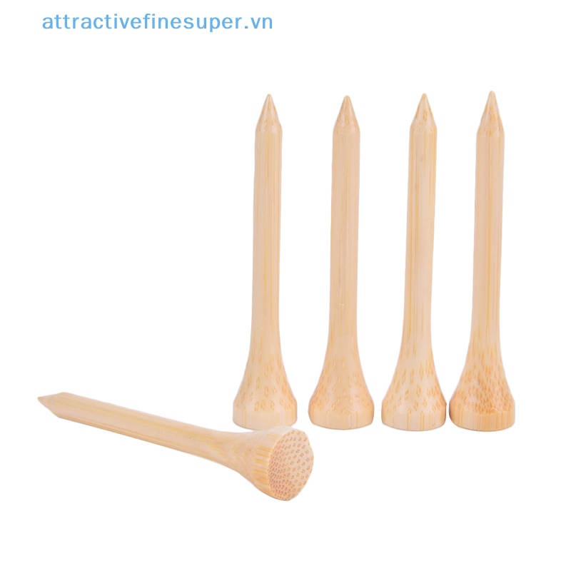 Set 100 Giá Đỡ Bóng Golf Bằng Gỗ Tre 4 Kích Cỡ