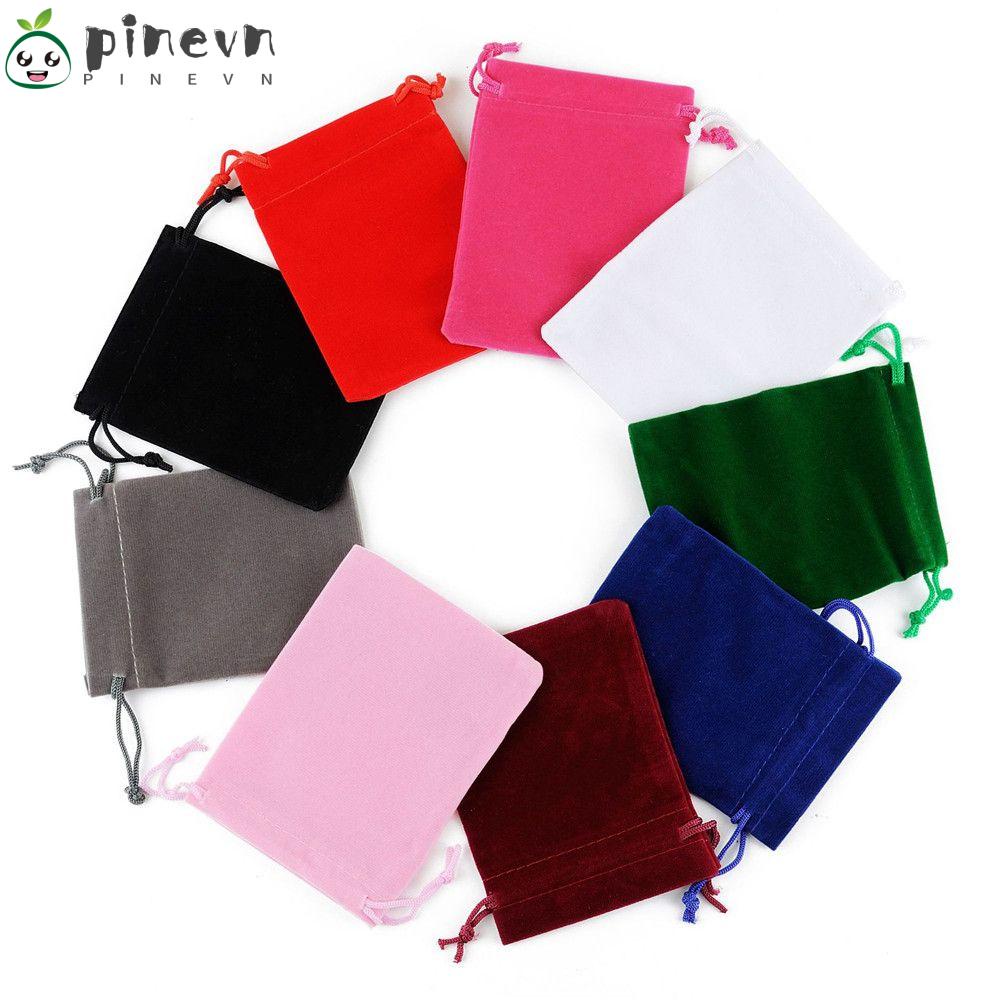 PINEVN Túi Vải Đựng Mắt Kính In Chữ Merry Christmas Độc Đáo Tiện Dụng