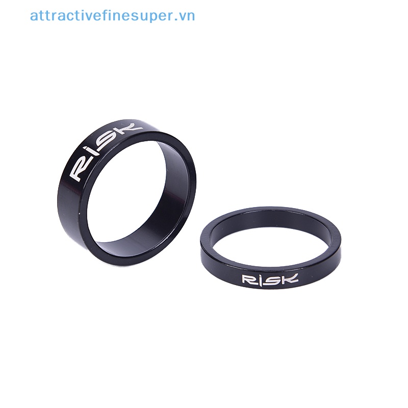 Set 4 Vòng Đệm Phuộc Xe Đạp 5 / 10mm Bằng Hợp Kim Nhôm Áo Khoác Thời Trang Trẻ Trung Cá Tính