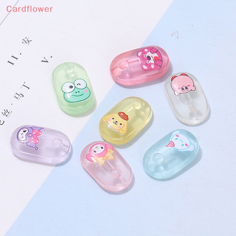 2 Phụ Kiện Trang Trí Điện Thoại Hình Phong Cảnh Mini Màu Dạ Quang DIY Mới