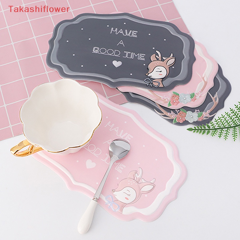 Thảm Chống Trượt Chịu Nhiệt Độ Cao In Họa Tiết Hoạt Hình Cho Điện Thoại [TakashiflowerV]