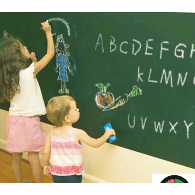 Decal Bảng Xanh Lá viết bằng phấn  nhiều size