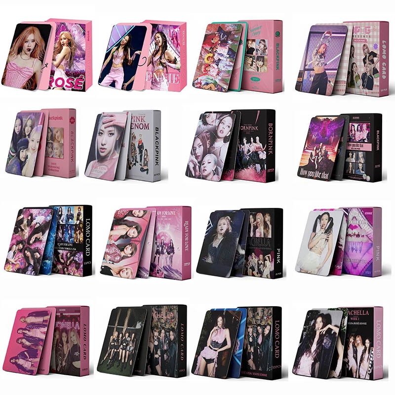 Mới Set 54 Tấm Ảnh lomo card Nhóm Nhạc Blackpink