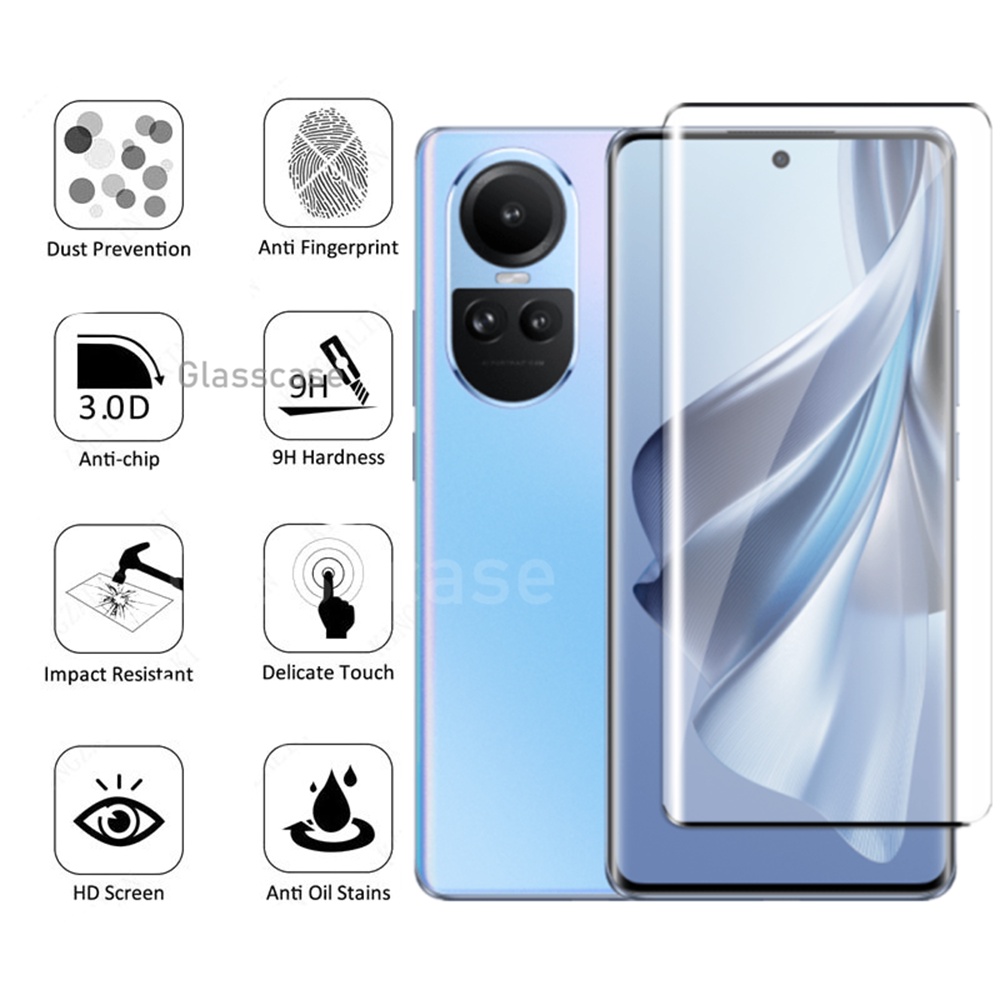 Kính Cường Lực Bảo Vệ Màn Hình Cong Cho Oppo Reno 10 pro Reno 10 pro plus 10pro 10pro + Reno10 Reno10Pro 5G 2023