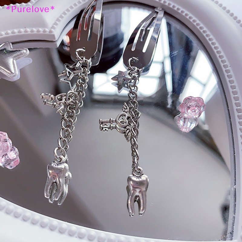 Kẹp Tóc Y2K Hình Thánh Giá Bằng Kim Loại Phong Cách Punk Hiphop Thời Trang 2023 Dành Cho Nữ Mới