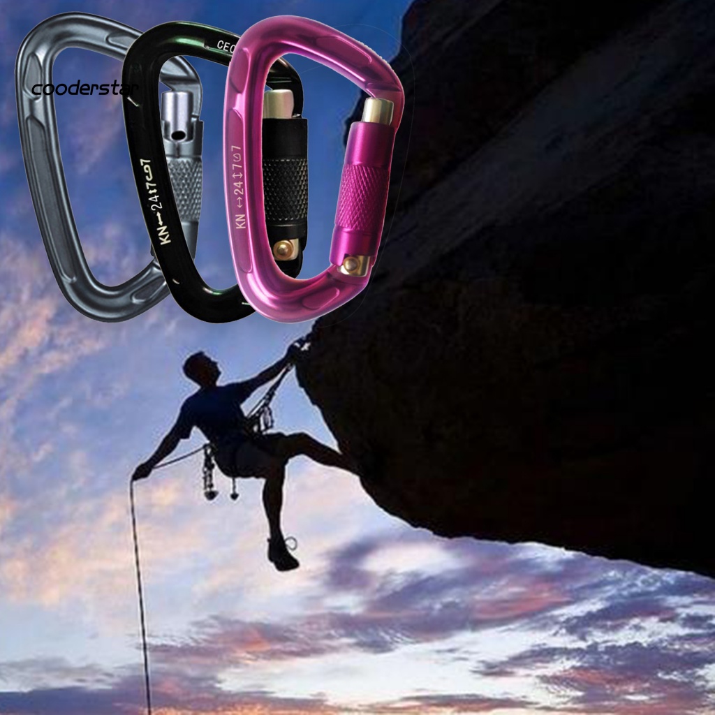 Móc Carabiner Bằng Hợp Kim Nhôm Đa Năng Dùng Leo Núi