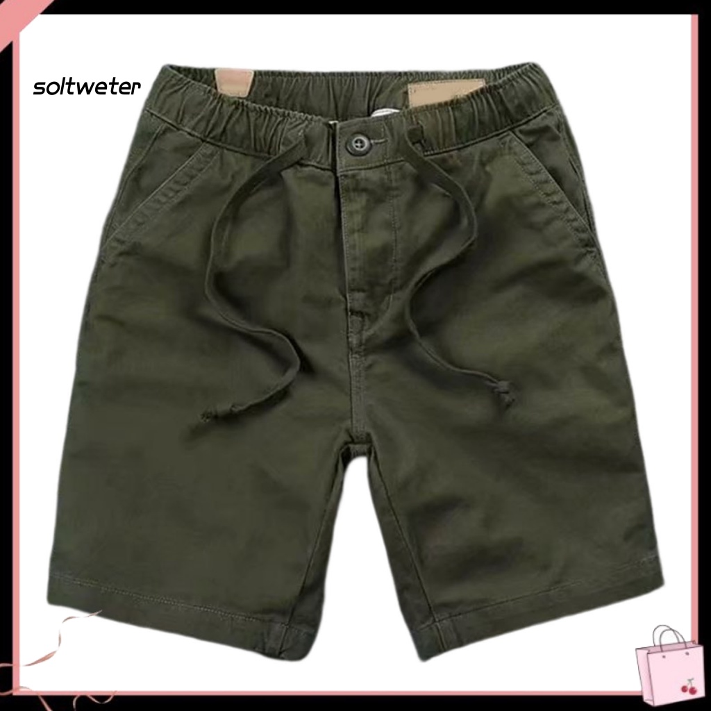 Quần Short Dây Rút Màu Sắc Thời Trang Mùa Hè Cho Nam
