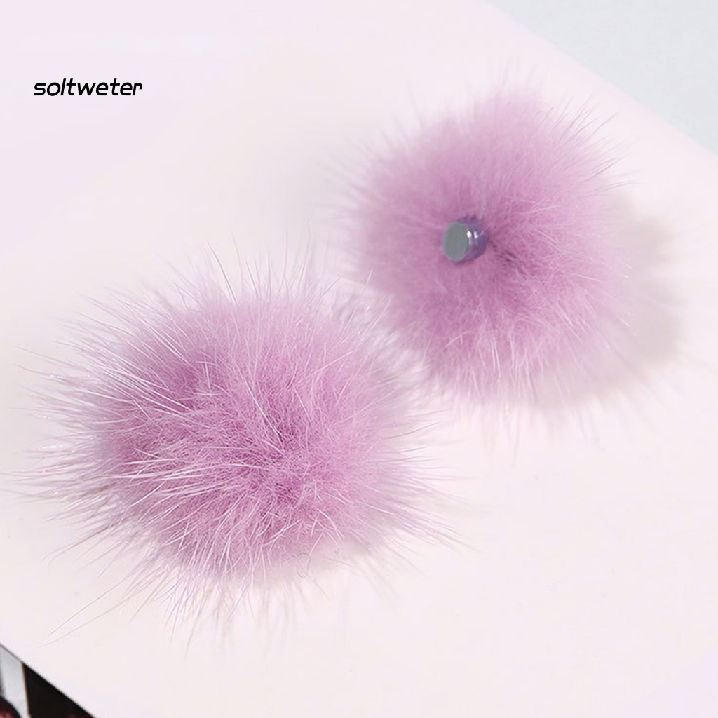 Phụ Kiện Quả Cầu Bông Trang Trí Móng Tay 3D DIY