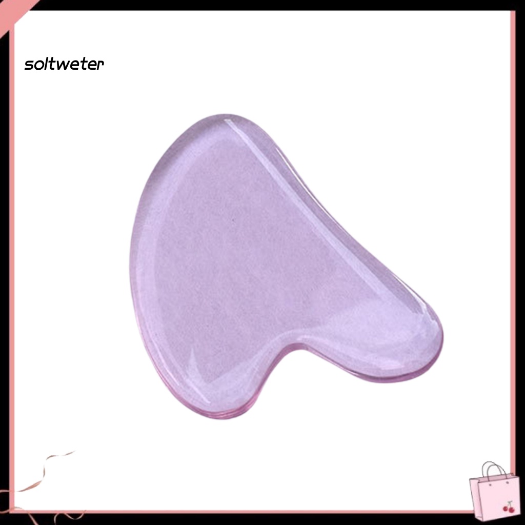 Thanh Lăn Mát Xa Mặt Trong Suốt Hình Trái Tim Tiện Dụng