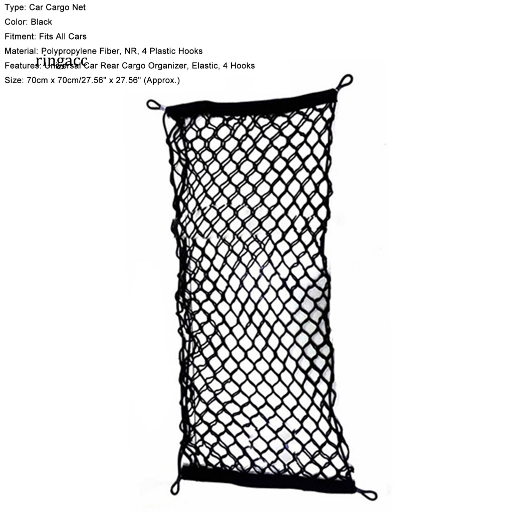 Tấm Lưới Để Đồ Trên Nóc Xe Hơi Bằng Polypropylene Gọn Nhẹ Kèm Bốn Móc Tiện Dụng Cho Xe Tải