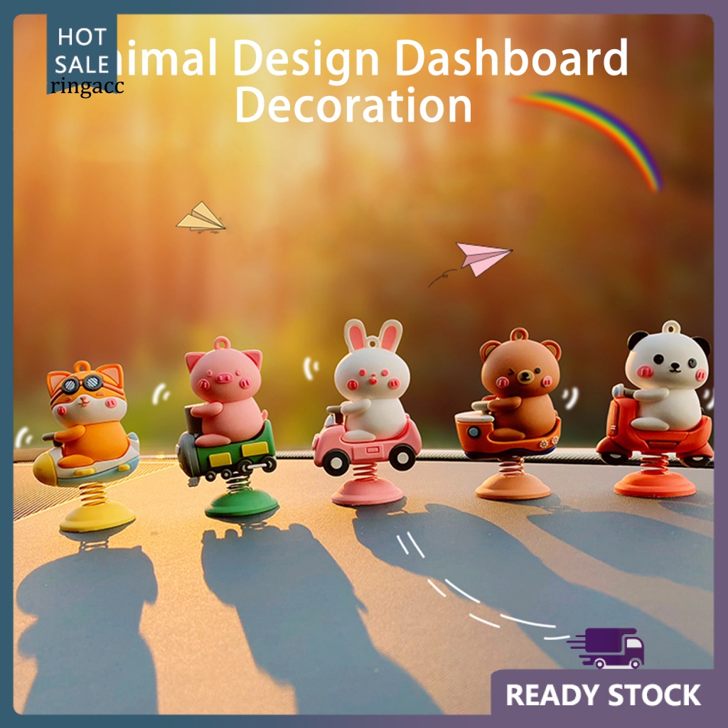 Phụ Kiện Trang Trí Xe Hơi Hình Động Vật Hoạt Hình Dễ Lắc