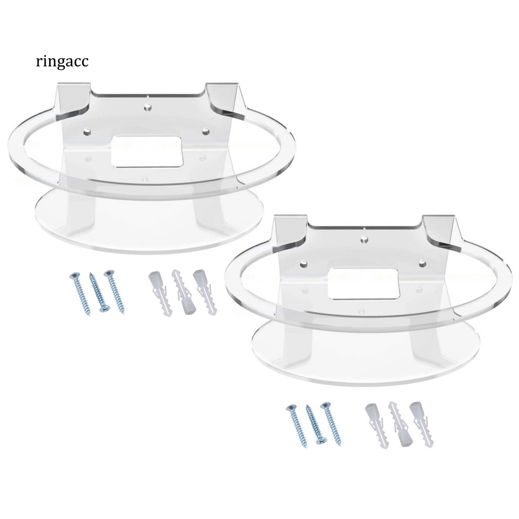 Bộ 2 Giá Đỡ Bộ Định Tuyến WiFi Gắn Tường Bằng Acrylic Trong Suốt Tiện Dụng Cho Orbi