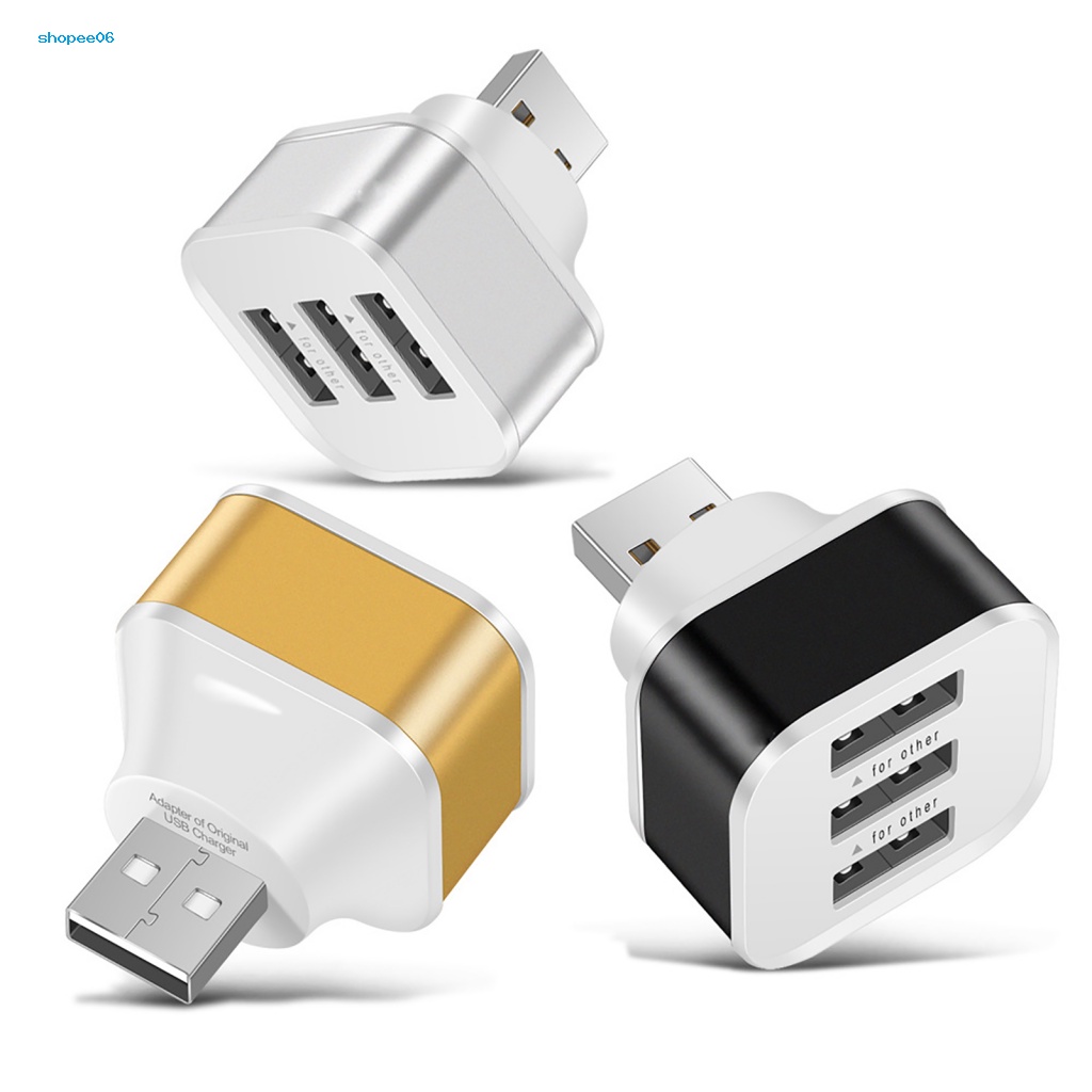 Dây Cáp Nối USB Đèn LED 3 Trong 1 Cho Điện Thoại / PC / Laptop