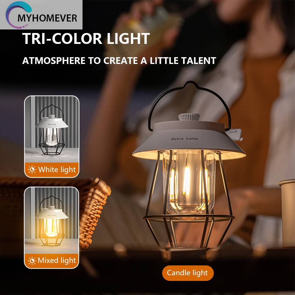 Đèn Cắm Trại 3 Chế Độ Chống Nước IP54