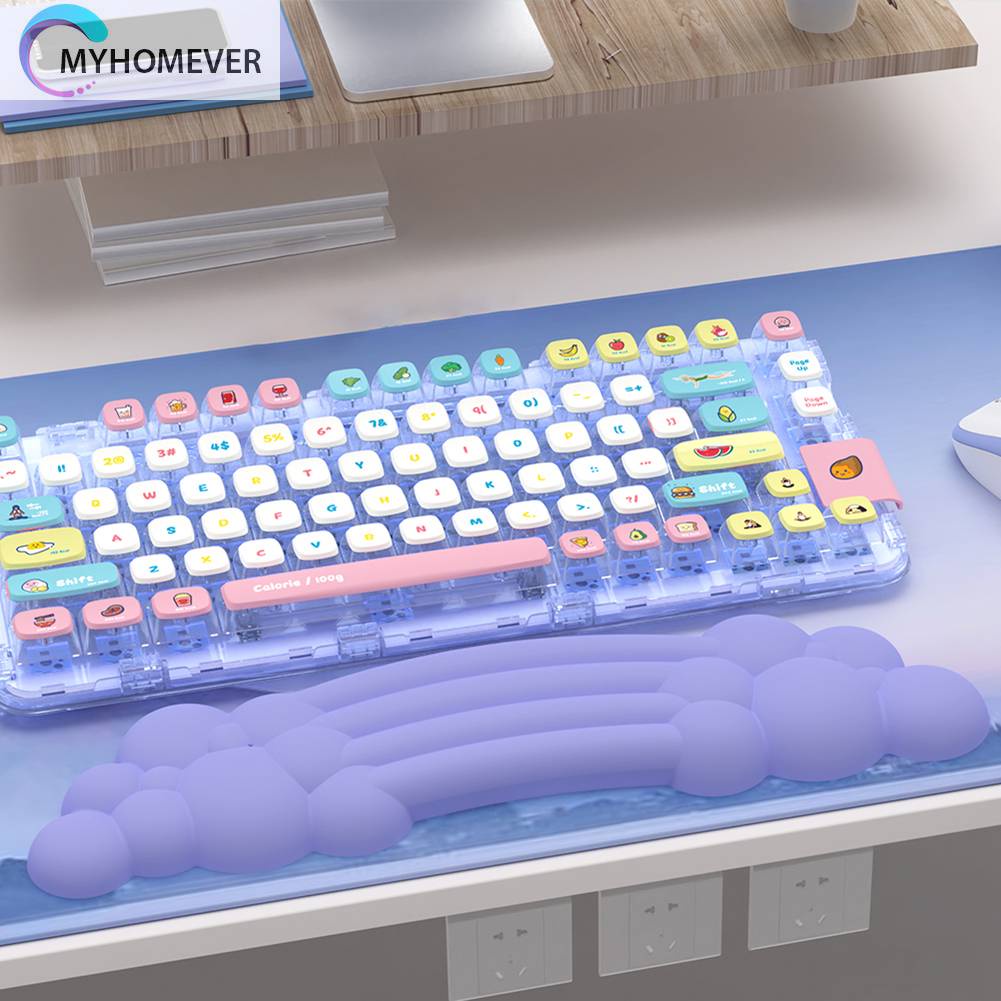 Đệm Cổ Tay Bấm Bàn Phím Máy Tính Giảm Đau Hình Đám Mây