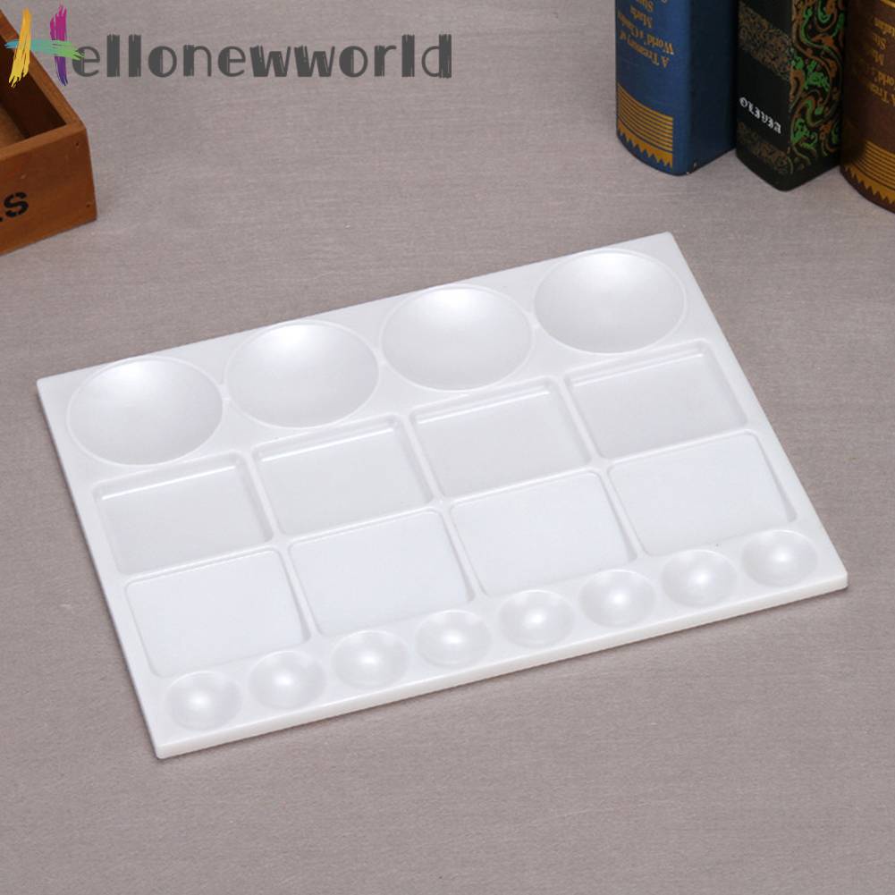 Khay Trộn Màu Nước Bằng Nhựa PP 20 Ngăn Tiện Dụng