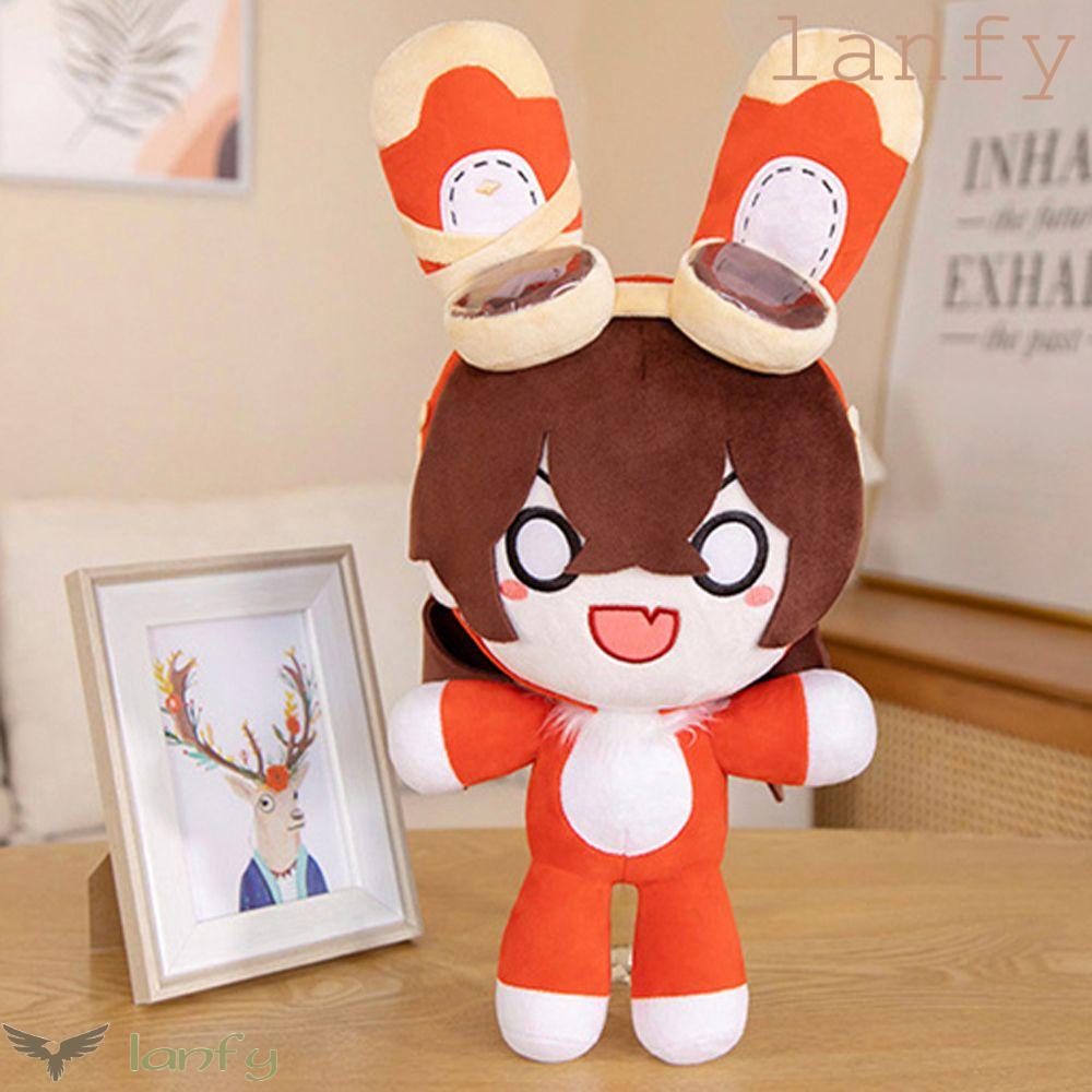 LANFY Thỏ Nhồi Bông Mềm Mại Màu Hổ Phách Trang Trí Nhà Cửa