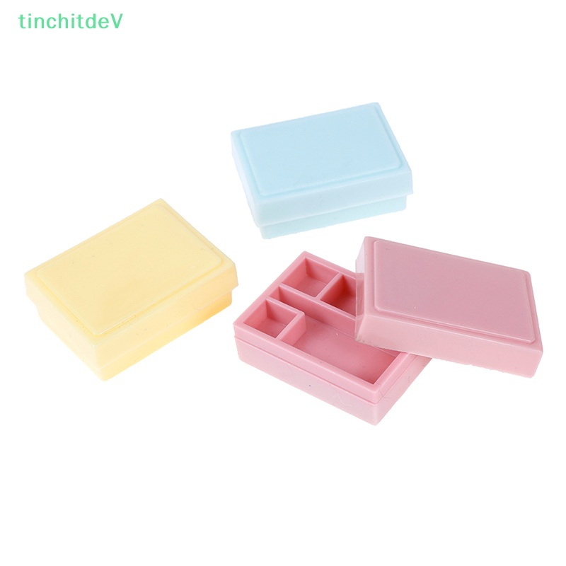 [TinchitdeV] Hộp Cơm Trưa Mini Bằng Nhựa Trang Trí Nhà Búp Bê [Mới]