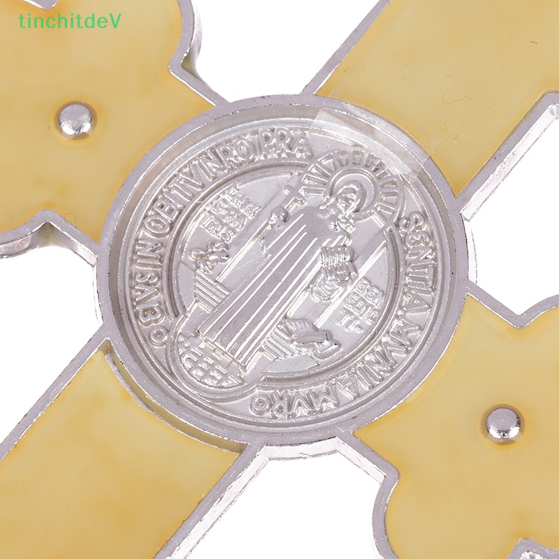 [TinchitdeV] Móc Khóa Trang Trí Túi Xách Hình Thánh Giá Bằng Kim Loại Phát Sáng Dành Cho Nam Nữ [Mới]