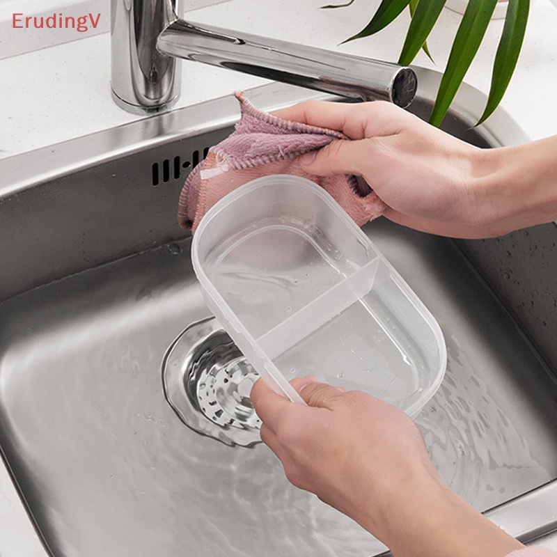 Hộp đựng thực phẩm Hai Ngăn Có Nắp Đậy Tiện Dụng