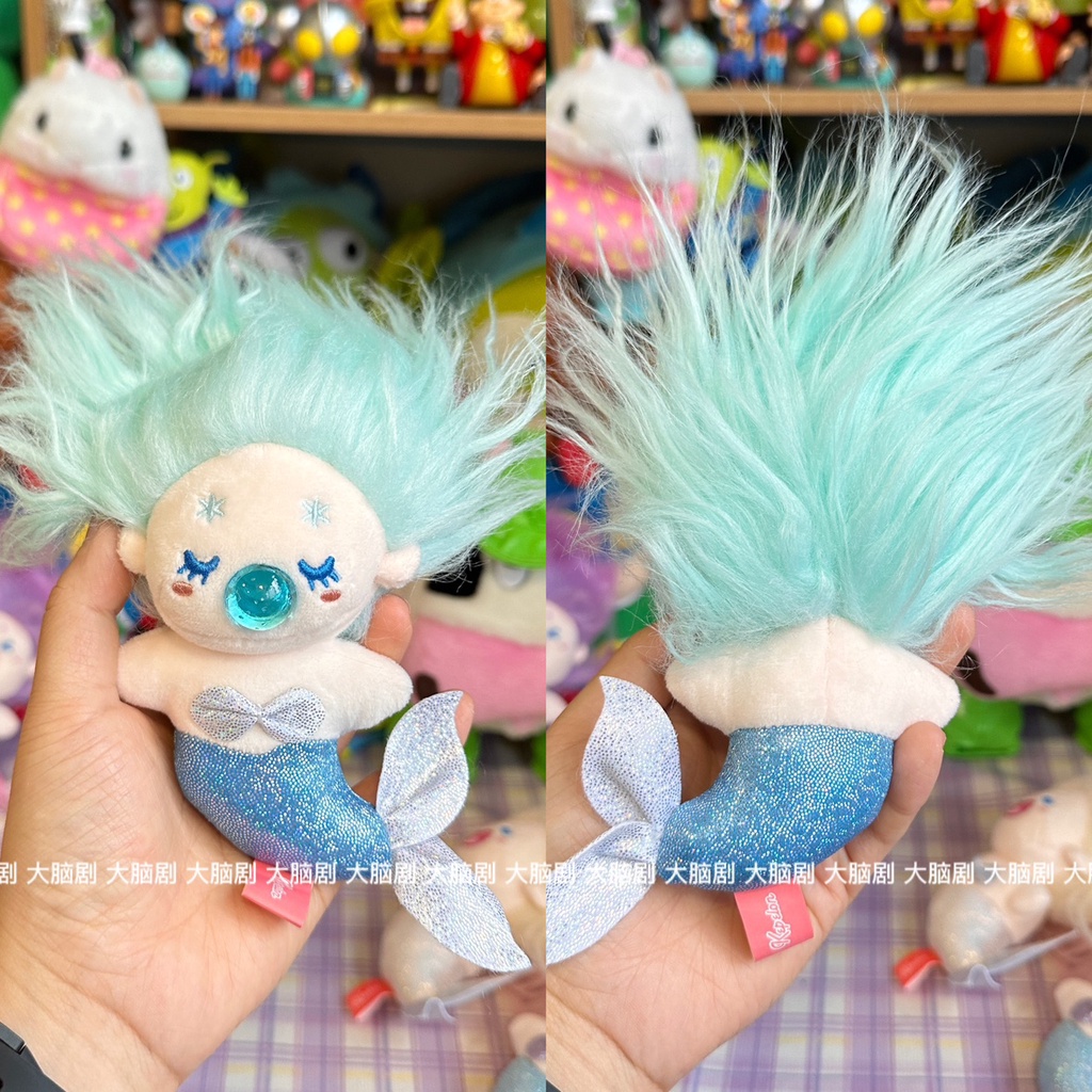 Búp Bê Nhồi Bông Cotton Kiểu Hoạt Hình Nàng Tiên Cá Dễ Thương Cho Bé Gái