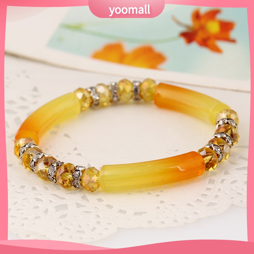 Vòng Tay Đính Đá Nhiều Màu Sắc Dành Cho Nữ