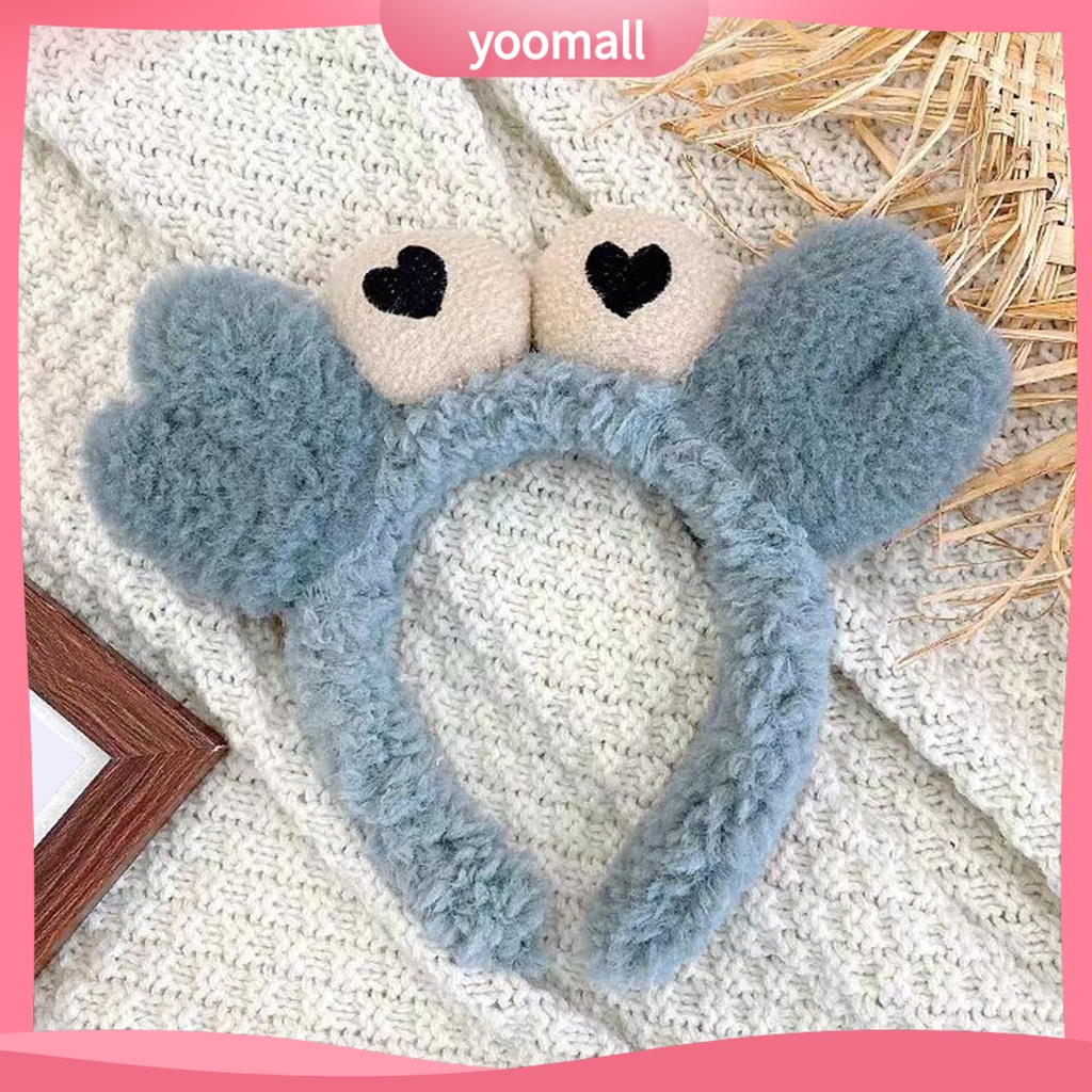 Băng Đô Cài Tóc Chống Trượt Hình Cua Hoạt Hình Dễ Thương Cho Nữ