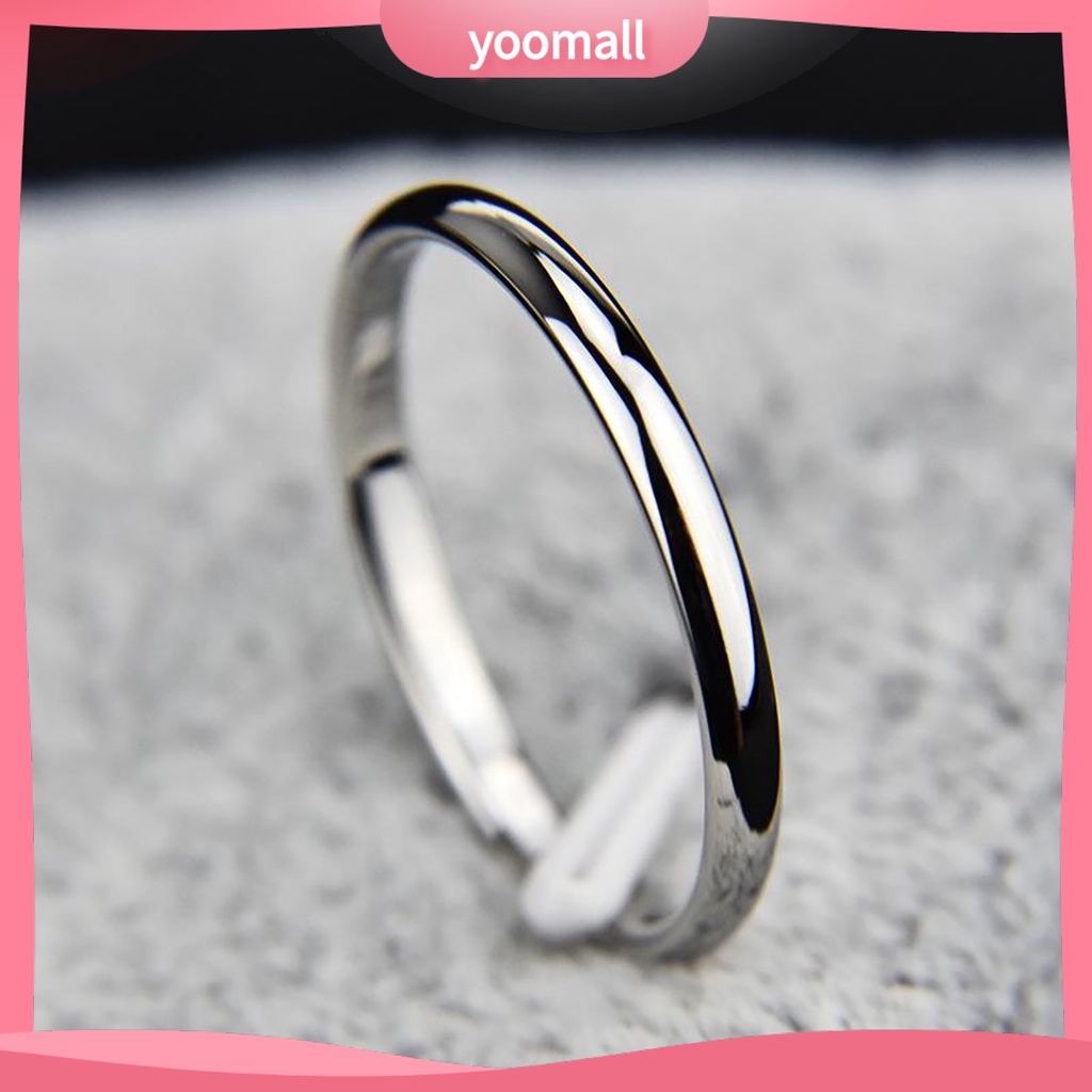 Nhẫn Cặp Bằng Thép Titan Tinh Tế Đa Năng
