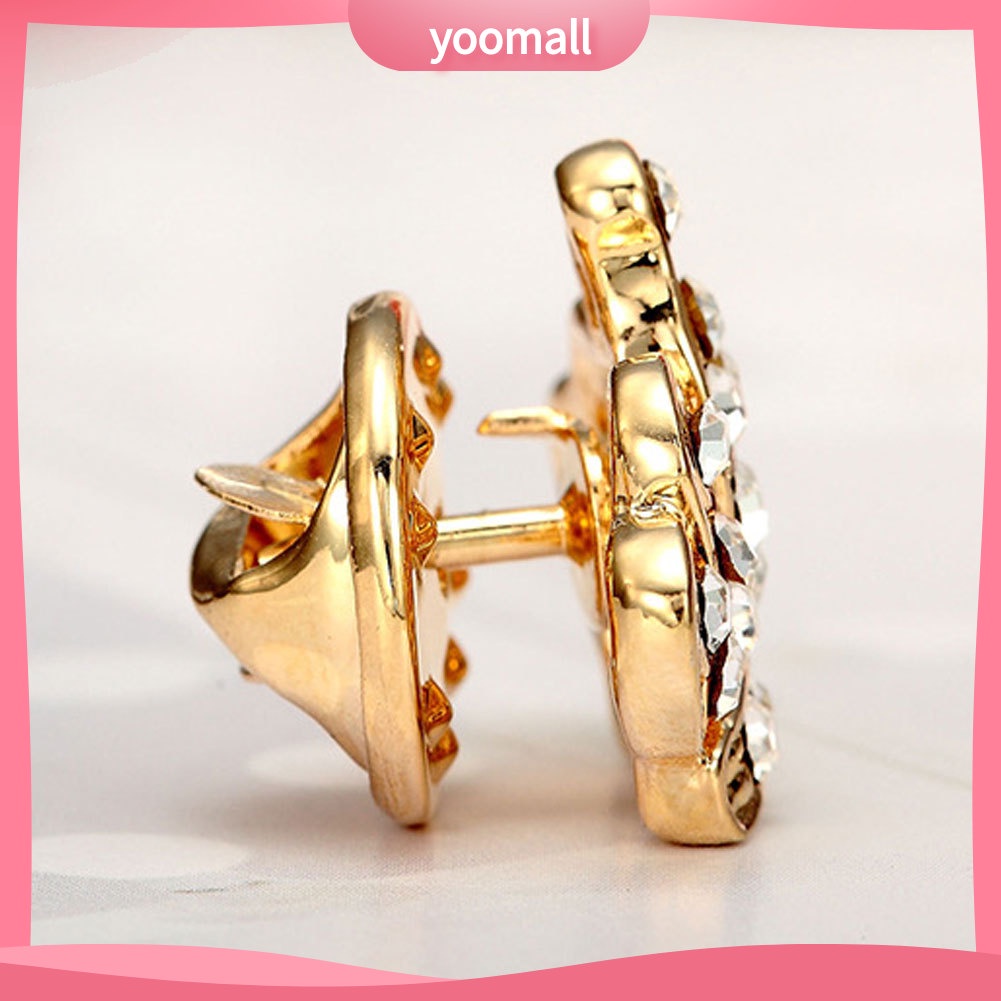 Ghim Cài Áo Hình Vương Miện Đính Đá Thời Trang Cho Nữ