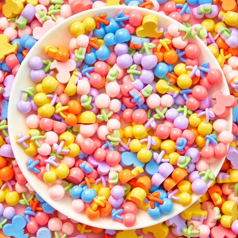 Set 100 Ngôi Sao / Chuối May Mắn Mini Trang Trí Ốp Điện Thoại