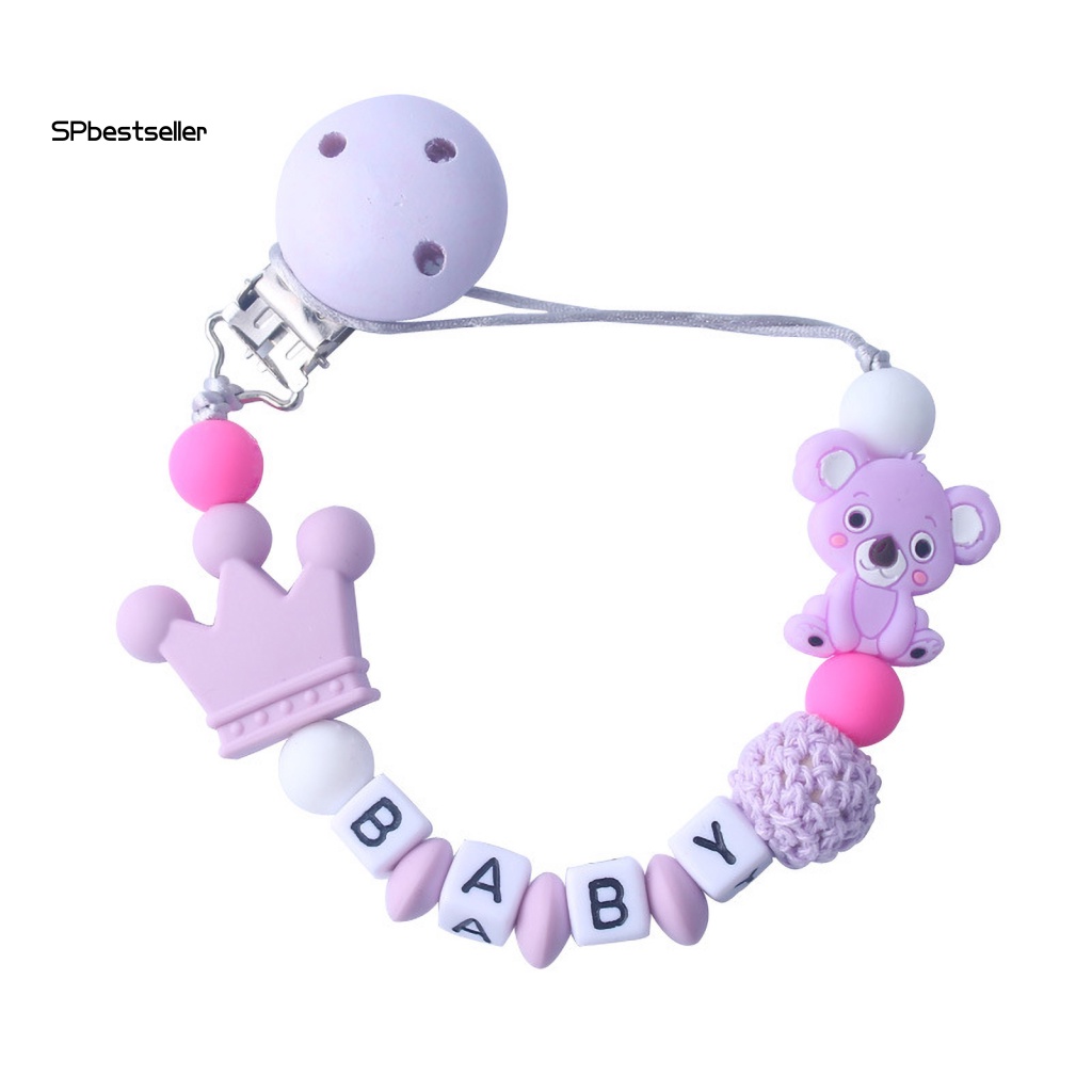 Dây Đeo Núm Vú Giả Bằng Silicone An Toàn Cho Bé