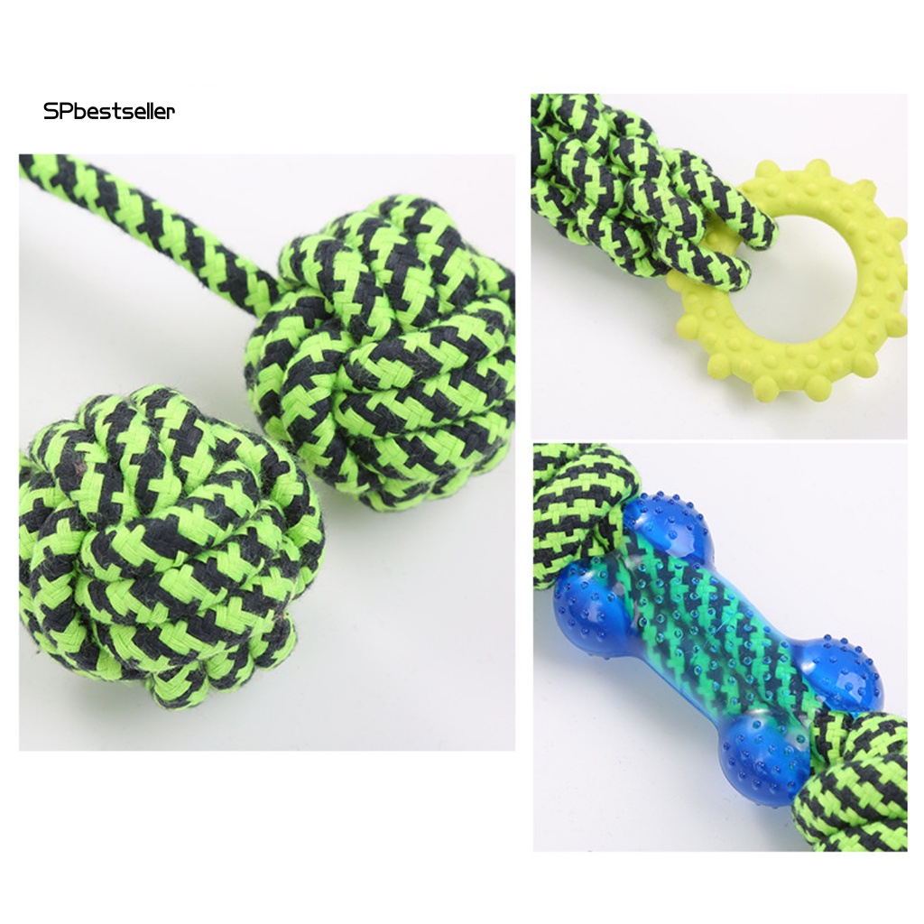 Set 8 Đồ Chơi Bằng Dây Cotton Bện Huấn Luyện Thú Cưng