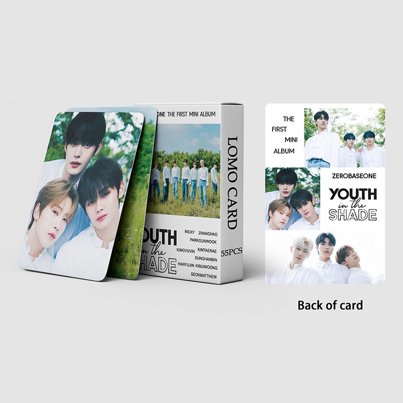 ZEROBASEONE ZB1 Card Set 55 Tấm Thẻ Ảnh Kpop Lomo Card Hình Nhóm Nhạc
