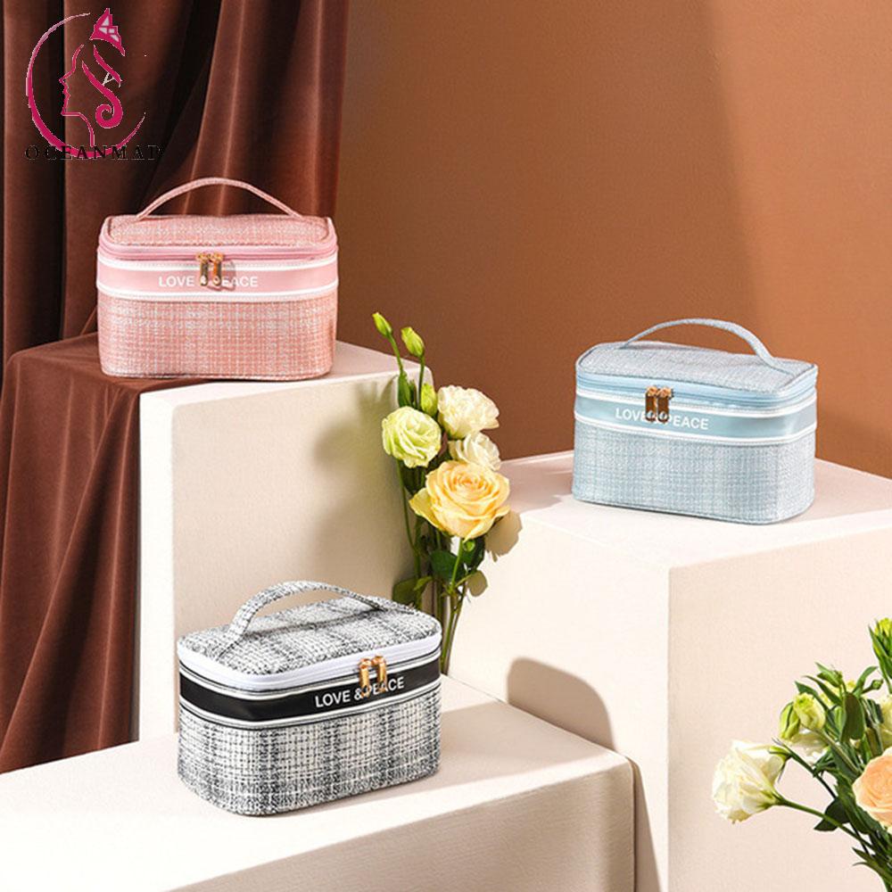 OCEANMAP Túi Đựng Mỹ Phẩm Cỡ Lớn Thiết Kế Trong Suốt Tiện Lợi Chất Lượng