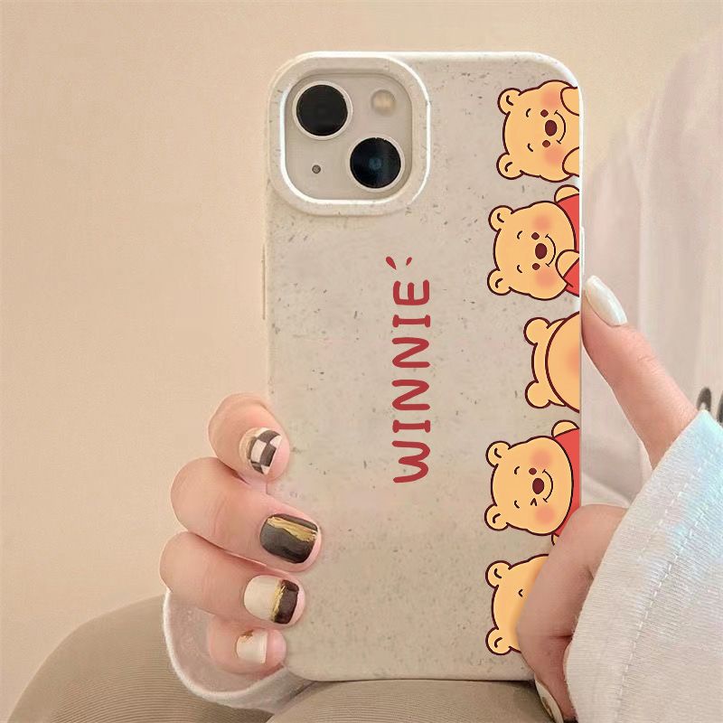 Ốp Điện Thoại Dẻo Họa Tiết Hoạt Hình Gấu Pooh Dễ Thương Chống Sốc Cho Iphone12 13 plus87 11 max 14Pro 12