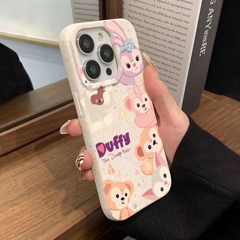 Ốp Điện Thoại Dẻo Họa Tiết Gia Đình Duffy Dễ Thương Chống Sốc Cho iPhone12137ins 14pro 8p11 A263