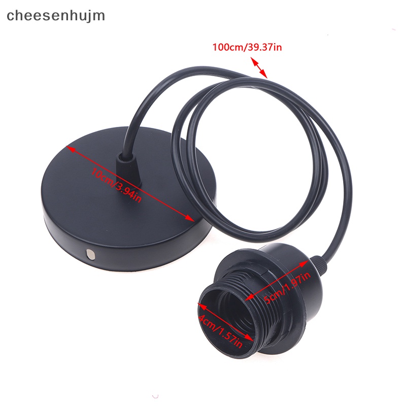 Chuôi Đèn E27 Kèm Dây Cáp 1M Treo Trang Trí Nhà Cửa