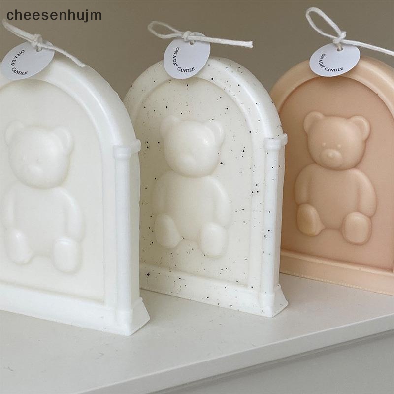 Khuôn Silicon Hình Gấu 3D Dễ Thương Dùng Làm Hương Thơm Diy
