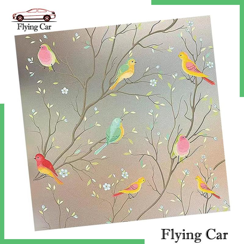 Phim Dán Cửa Sổ Kính Không Keo Nhiều Màu Trang Trí Phòng Ngủ / Nhà Hàng