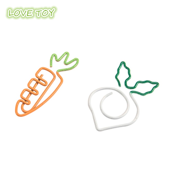 Set 20 Kẹp Giấy Họa Tiết Trái Cây Dễ Thương