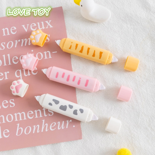 Bút Xóa Kéo Hình Bàn Chân Mèo Độc Đáo