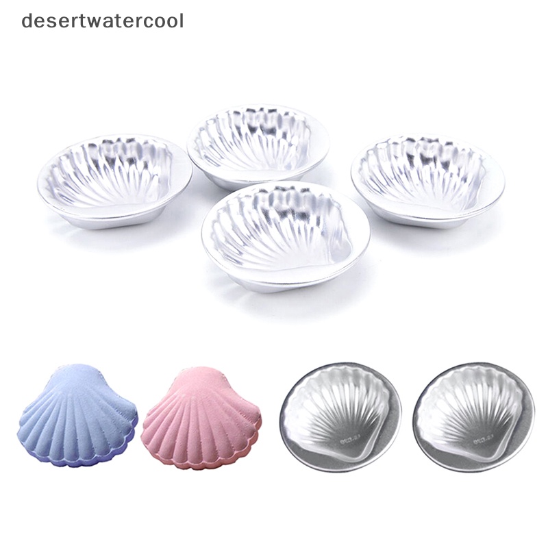 Set 5 Khuôn Làm Bánh Hình Vỏ Sò Bằng Hợp Kim Nhôm