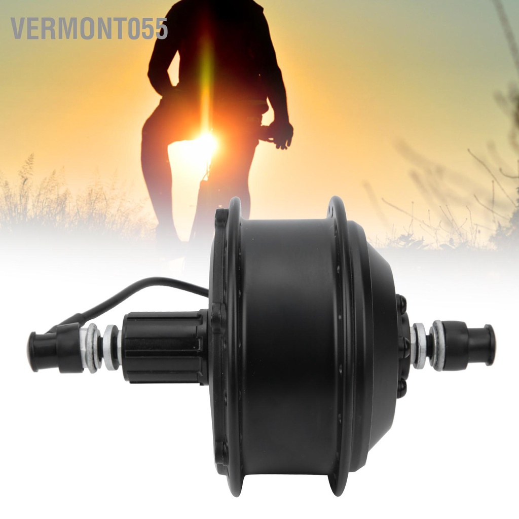 Vermont055 Động cơ trung tâm bánh xe không chổi than 24V 250W đạp điện Xe tay ga chuyển đổi động răng