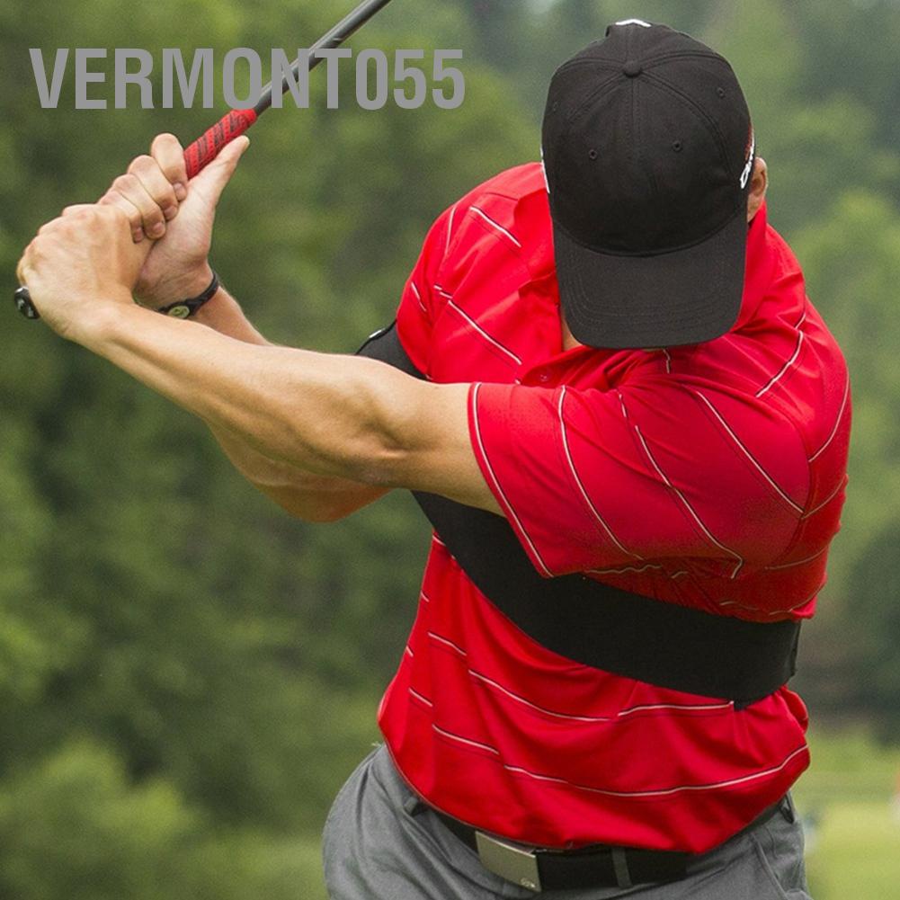 Vermont055 Golf Swing Dụng cụ hỗ trợ thực hành Hỗ khuỷu tay Brace Arm Band Phụ kiện đào tạo
