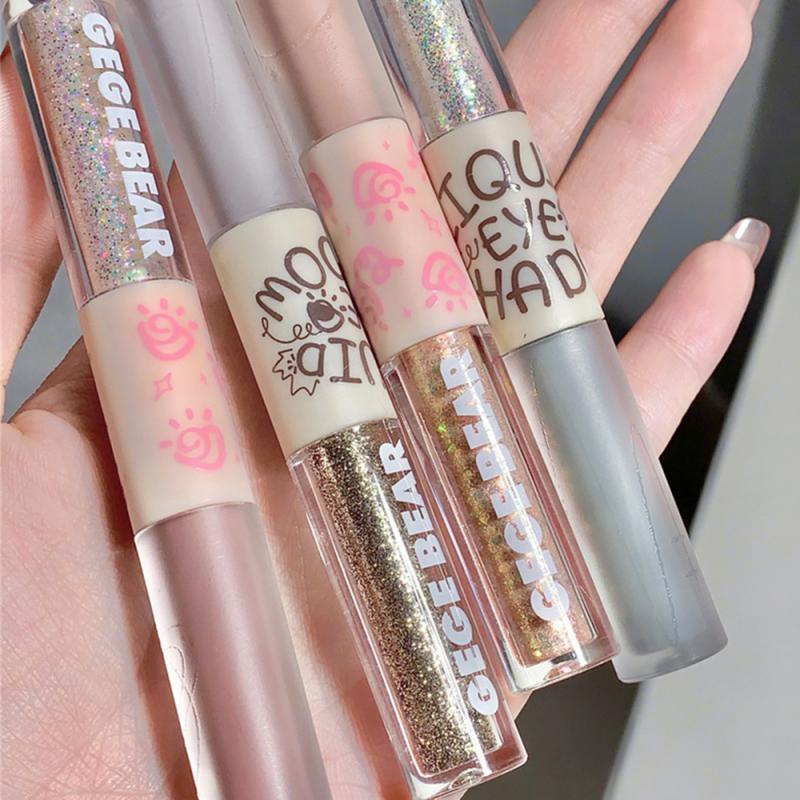 Phấn Mắt Dạng Lỏng Màu Lì Ánh Ngọc Trai Trang Điểm Sáng Bóng Thương Hiệu Gege Bear