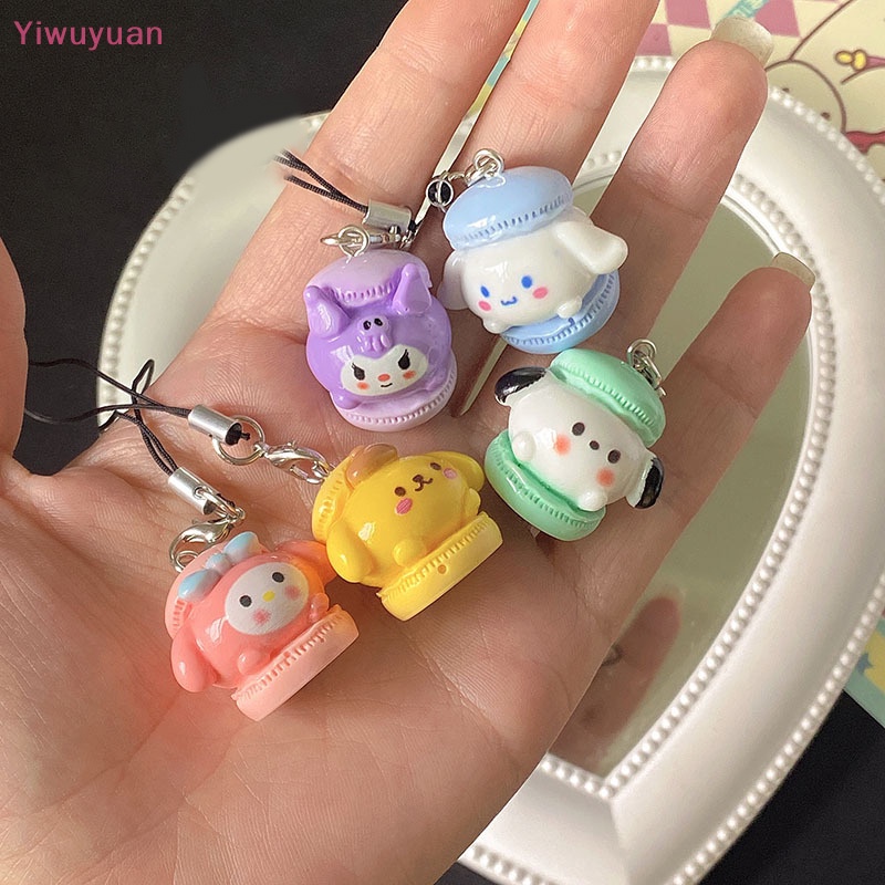< Yiwuyuan > Sanrio Anime My Melody Móc Khóa Điện Thoại Dễ Thương Trang Trí Túi Xách Nữ Tính