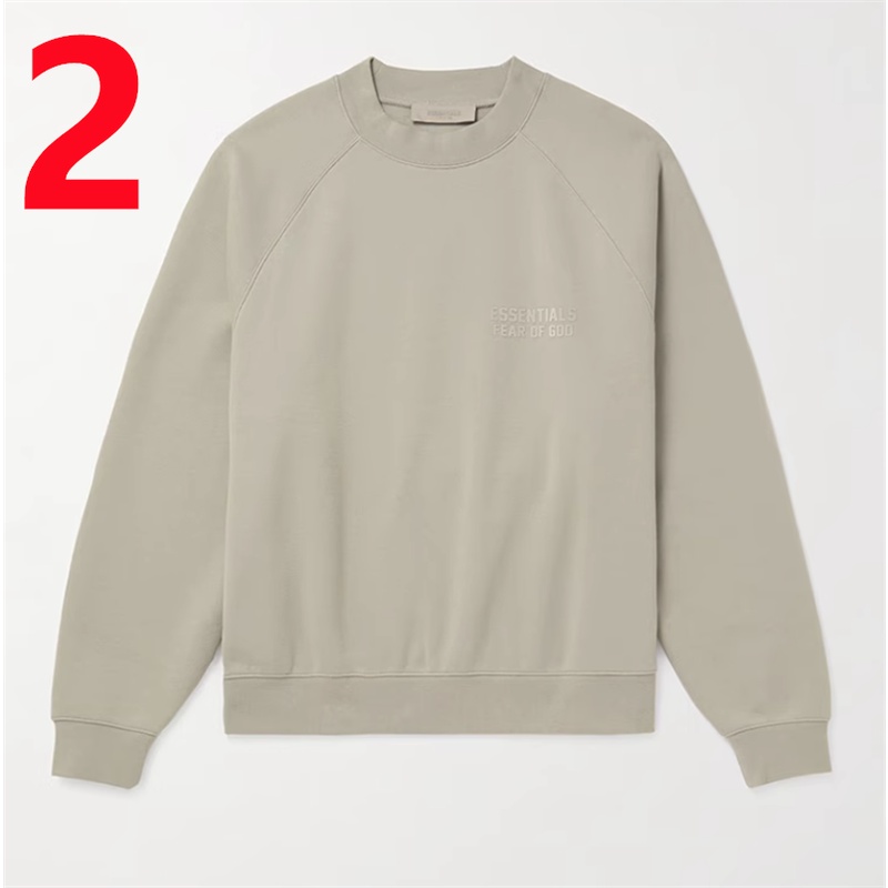 Bán chạy nhất ess545ntials nam và nữ áo nỉ họa tiết chữ và số in áo dài tay cộng với kích thước áo chui đầu unisex