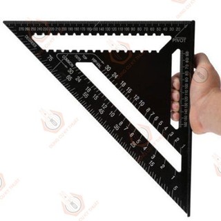 Thước vuông góc - Thước ke góc vuông thước tam giác hợp kim nhôm 18cm 30cm _