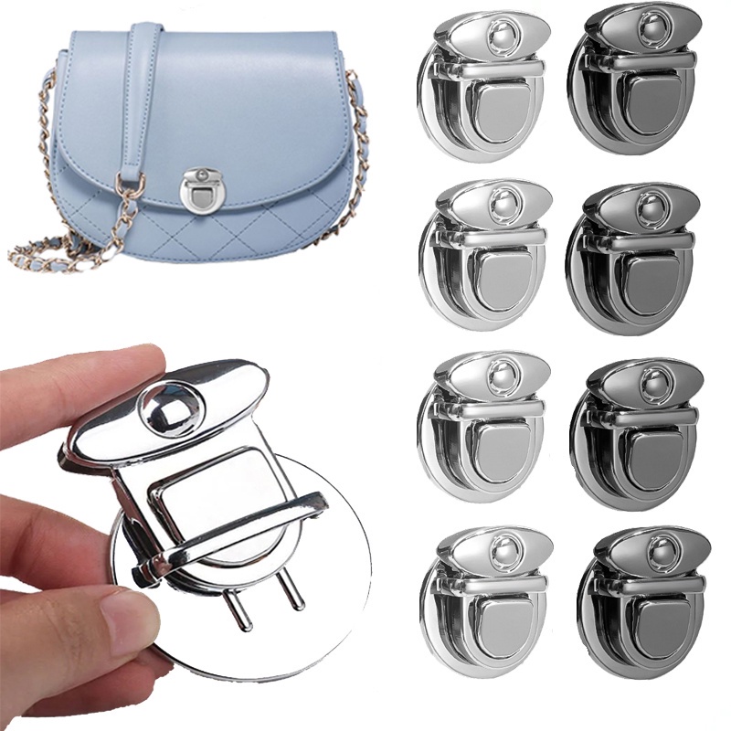 Khóa Cài Túi Xách Bằng Kim Loại Đa Năng 3 Màu Tùy Chọn DIY